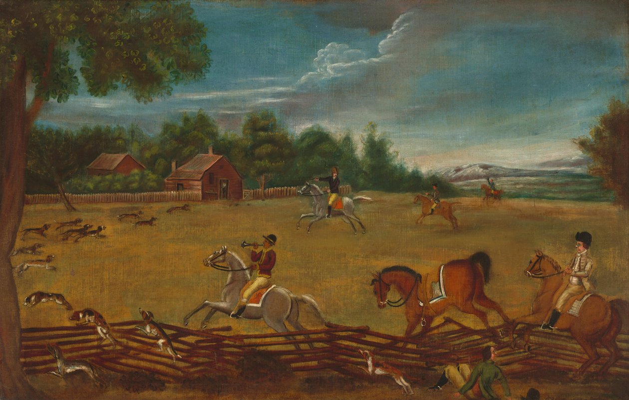 Metsästyksen loppu tekijältä American 19th Century