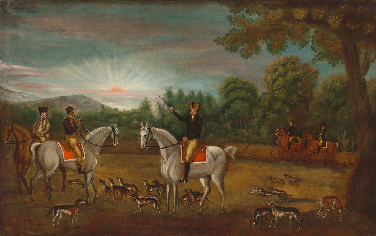 Metsästyksen alku tekijältä American 19th Century