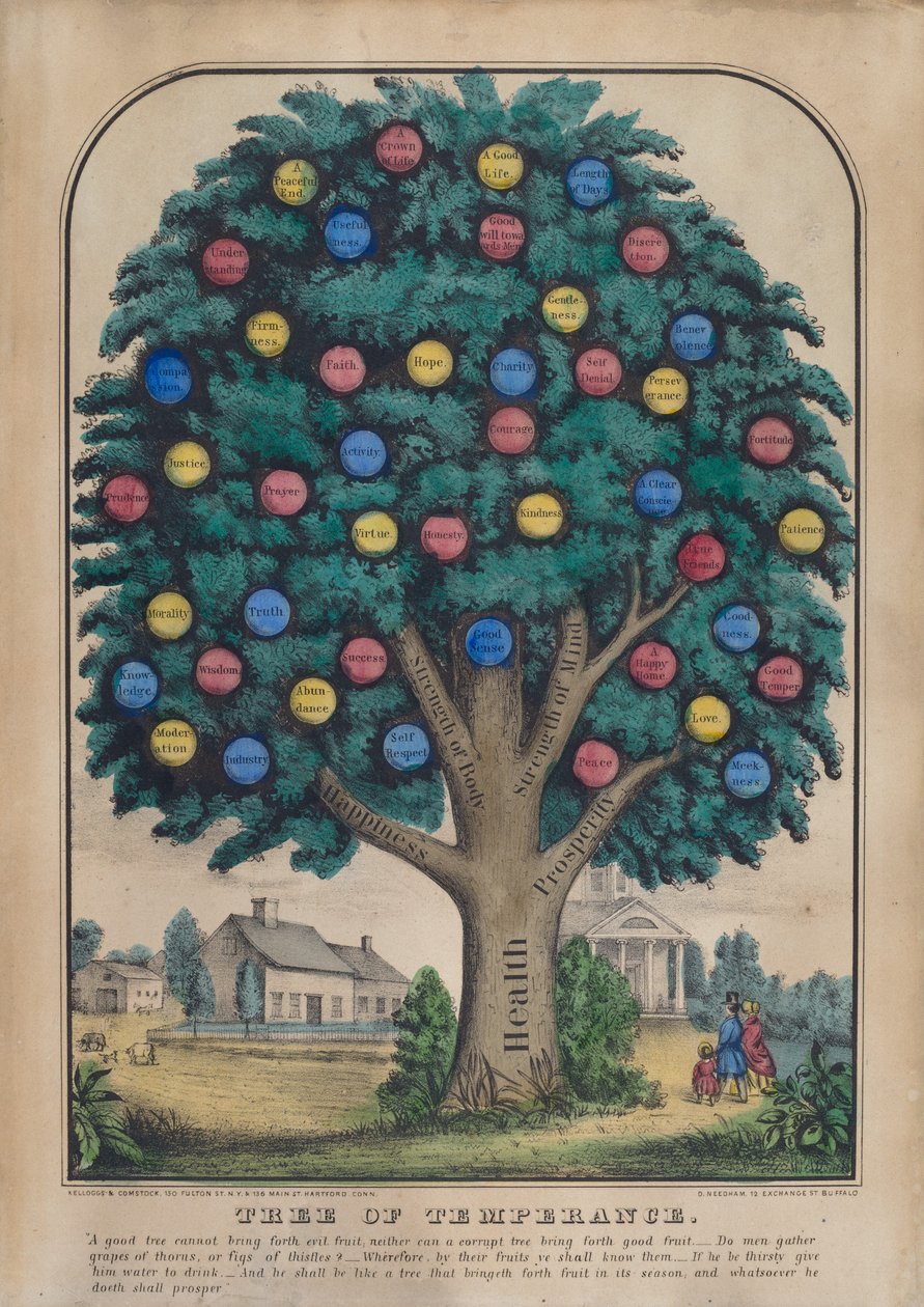 Maltillisuuden puu tekijältä American 19th Century
