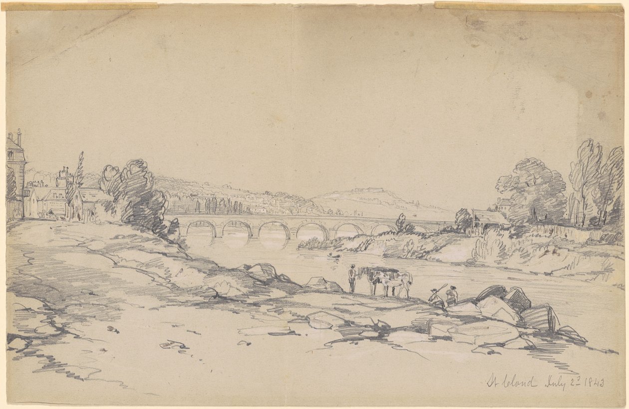 St. Cloud tekijältä American 19th Century after John Frederick Kensett