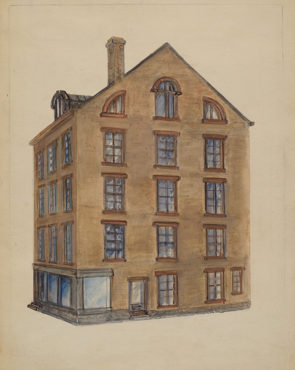 Corner of Pearl and John Streets tekijältä American 20th Century