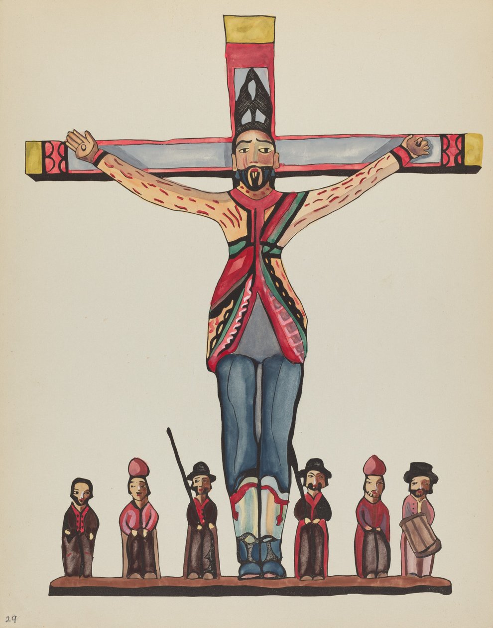 Levy 29: Saint Acacius: Portfoliosta "Uuden Meksikon espanjalaiset siirtomaamallit" tekijältä American 20th Century