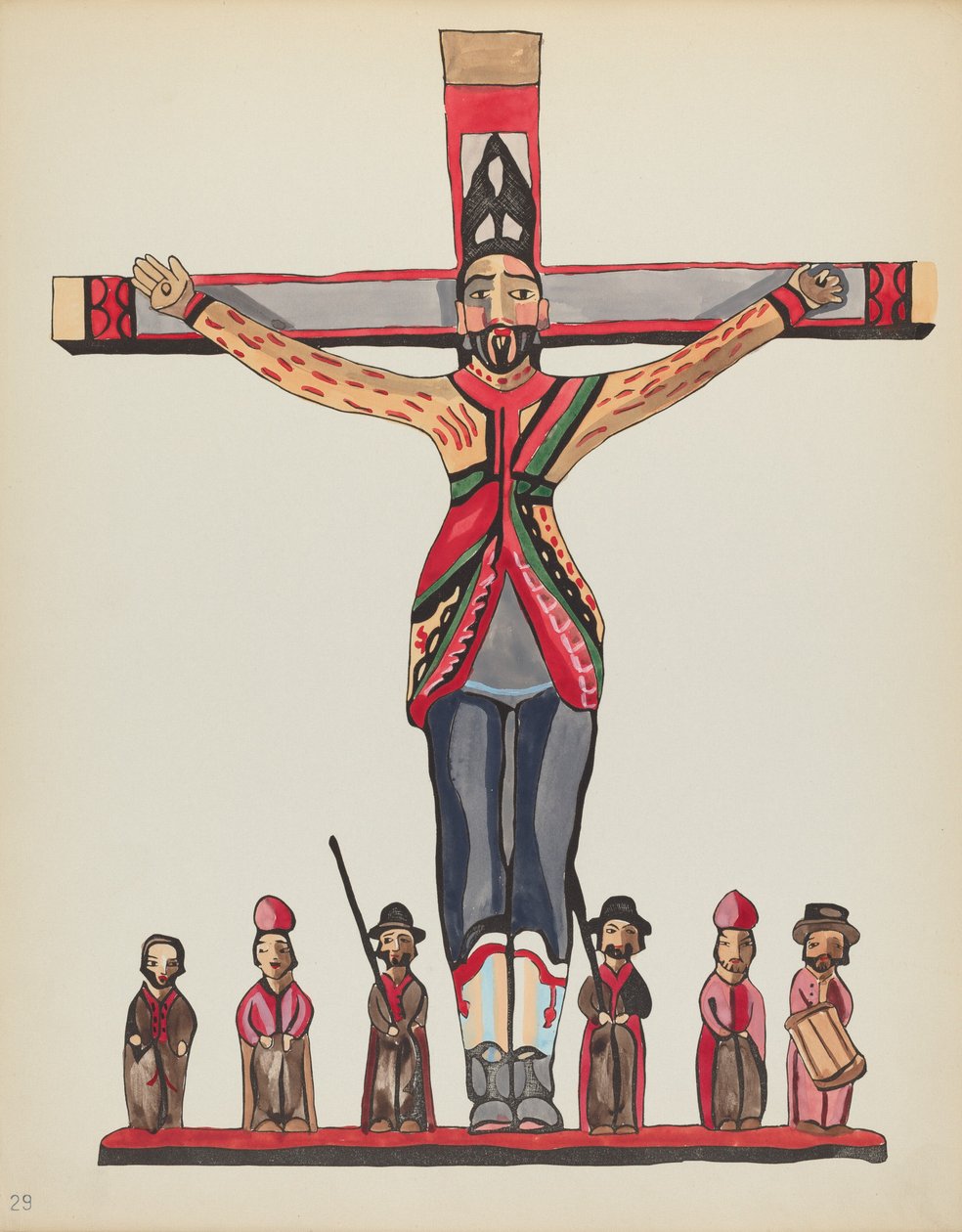 Levy 29: Saint Acacius: Portfoliosta "Uuden Meksikon espanjalaiset siirtomaamallit" tekijältä American 20th Century