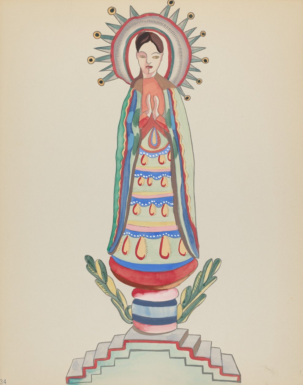 Levy 34: Our Lady of Light: Portfoliosta "Uuden Meksikon espanjalaiset siirtomaamallit tekijältä American 20th Century