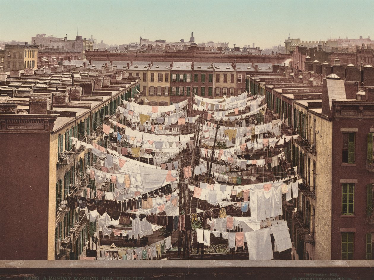 Maanantaipesu, New York City tekijältä American 20th Century, Detroit Photographic Company
