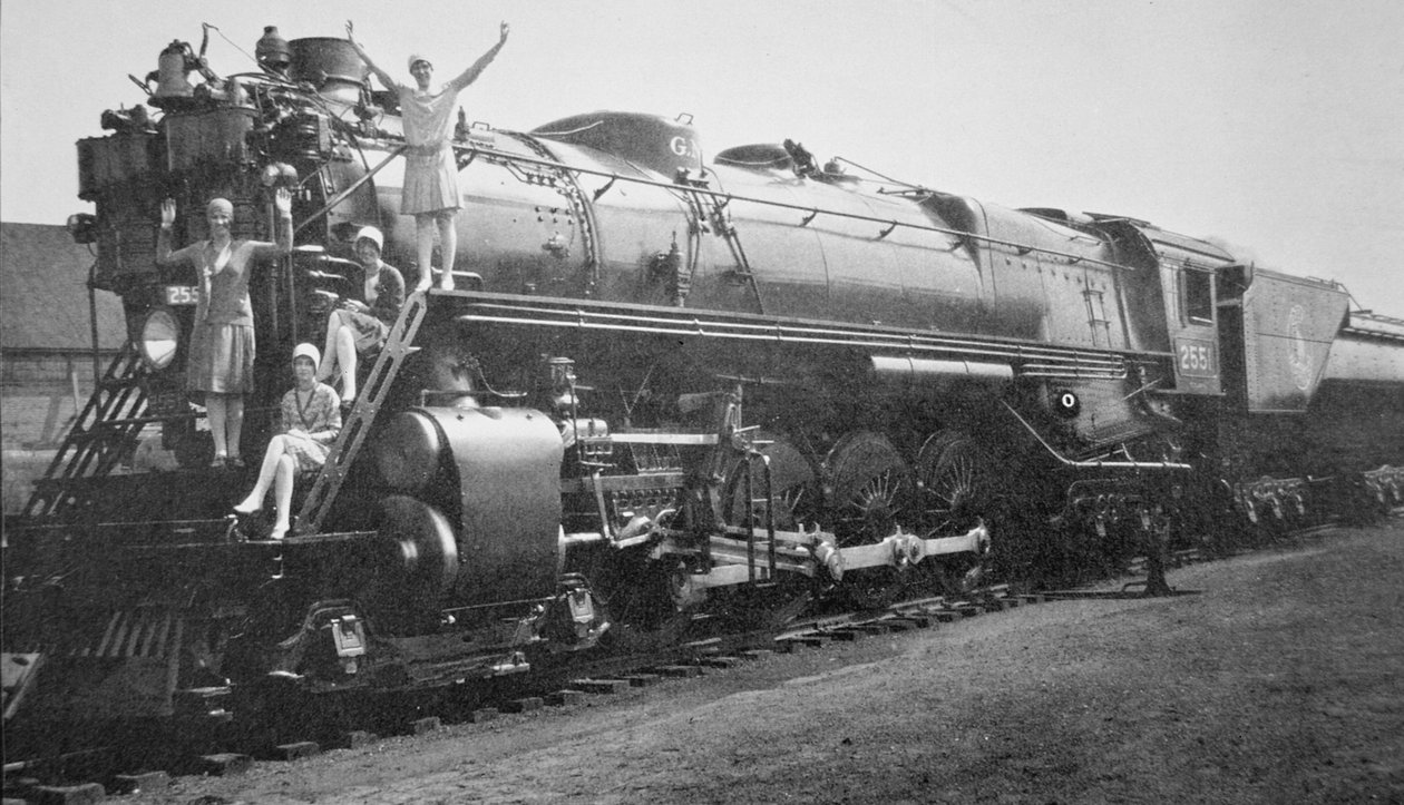 Baldwinin rakentama 4-8-4 luokan S-1 veturi Great Northern Railwayn 
