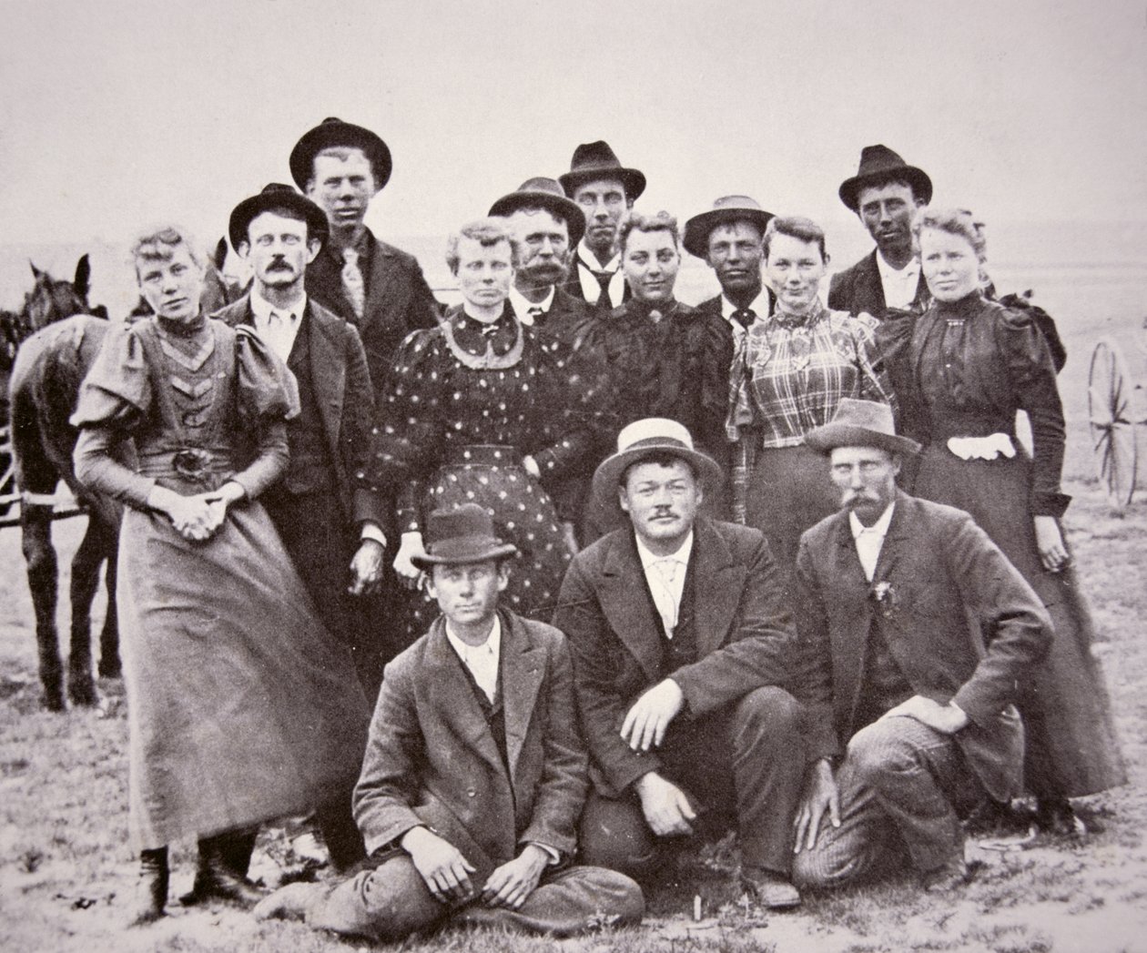 American Pioneers, n. 1850 (b/w valokuva) tekijältä American Photographer