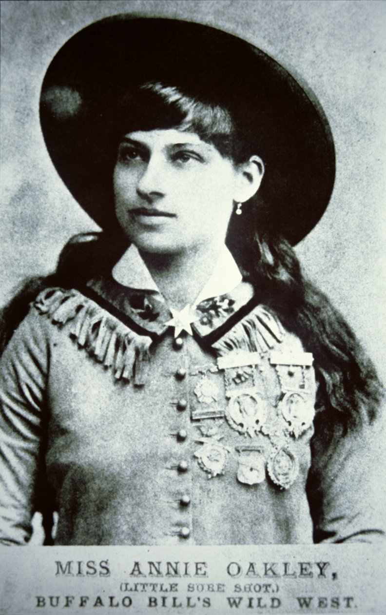 Annie Oakley (1860-1926) (m/w kuva) tekijältä American Photographer