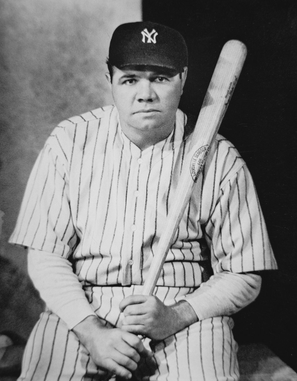 Babe Ruth, n. 1927 (m/w kuva) tekijältä American Photographer