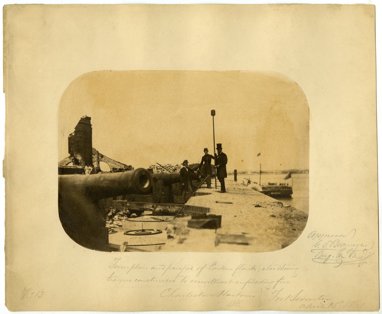 Fort Sumterin taistelu, 15. huhtikuuta 1861 tekijältä American Photographer