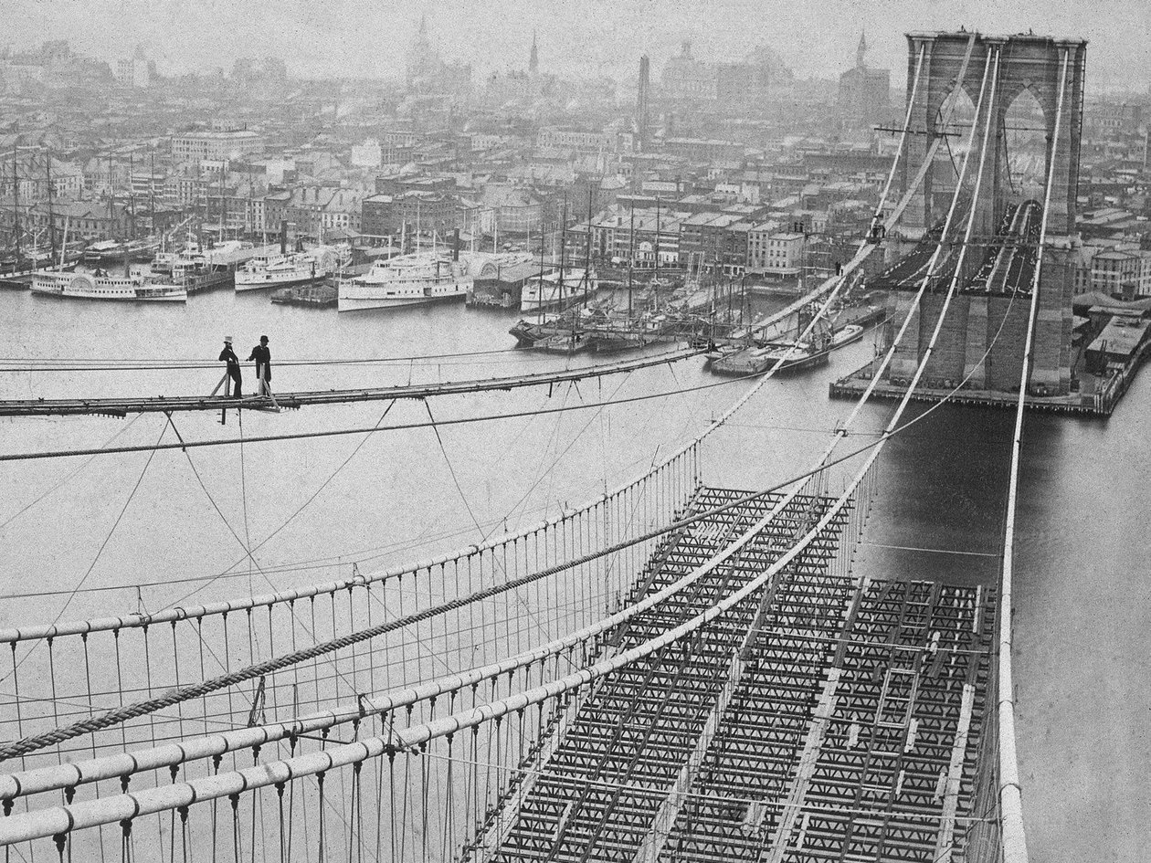 Brooklyn Bridge, 1883 tekijältä American Photographer