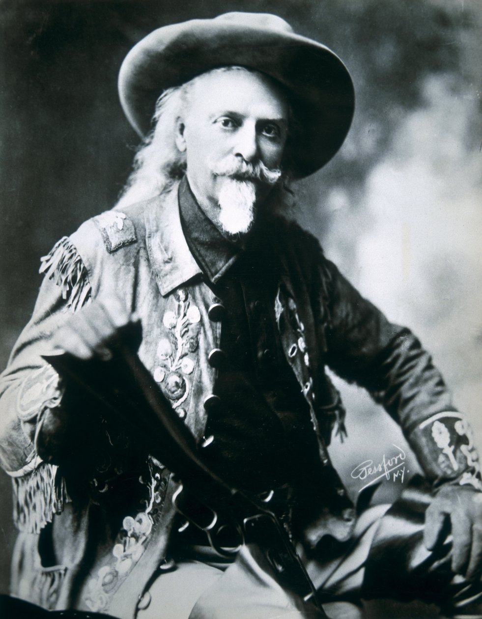 Buffalo Bill (1846-1917) (s/w valokuva) tekijältä American Photographer