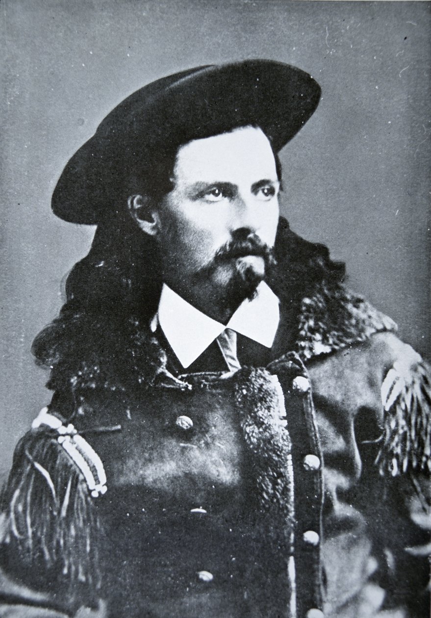 Buffalo Bill Cody (1846-1917) 1869 (m/v valokuva) tekijältä American Photographer