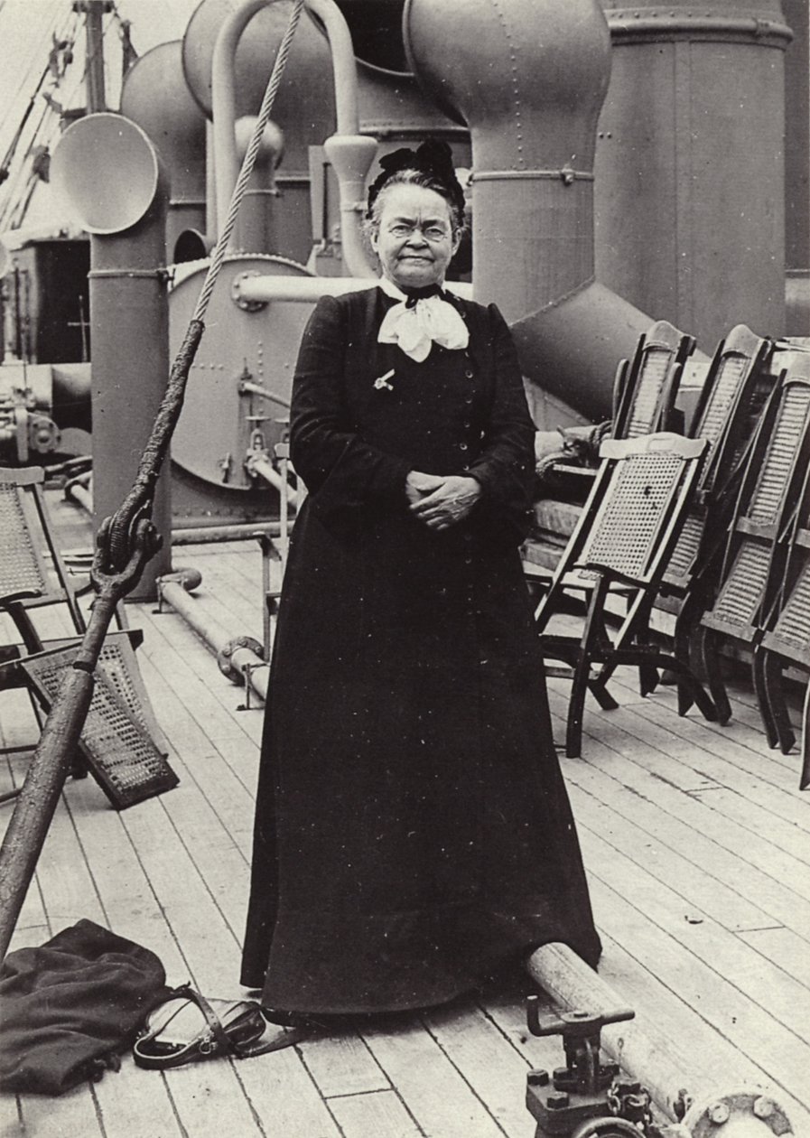 Carrie Nation (1846-1911), yhdysvaltalainen radikaali maltillisuusaktivisti, noin vuonna 1905 (s/w-kuva). tekijältä American Photographer