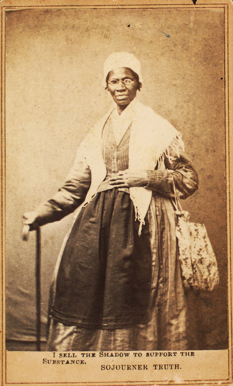 Carte de visite of Sojourner Truth, 1864 tekijältä American Photographer