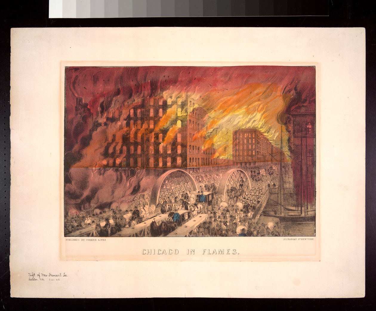 Chicago in Flames, 1871 tekijältä American Photographer