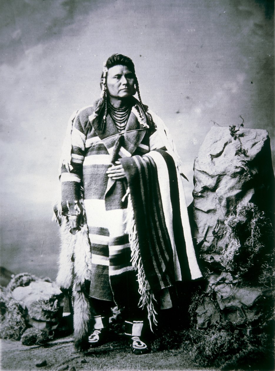 Päällikkö Joseph (1840-1904) n. 1880 (m/v kuva) tekijältä American Photographer