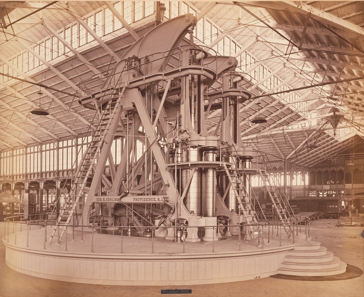 Corliss Engine, Centennial International Exhibition, Philadelphia, 1876 (albumiprintti) tekijältä American Photographer