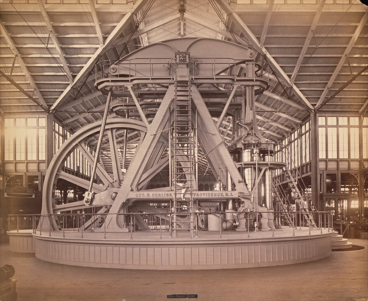 Corliss Engine, Centennial International Exhibition, Philadelphia, 1876 (albumiprintti) tekijältä American Photographer