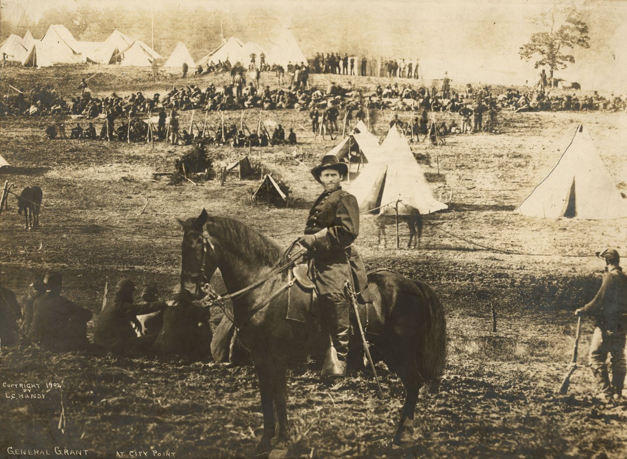 General Grant -montaasi City Pointissa tekijältä American Photographer