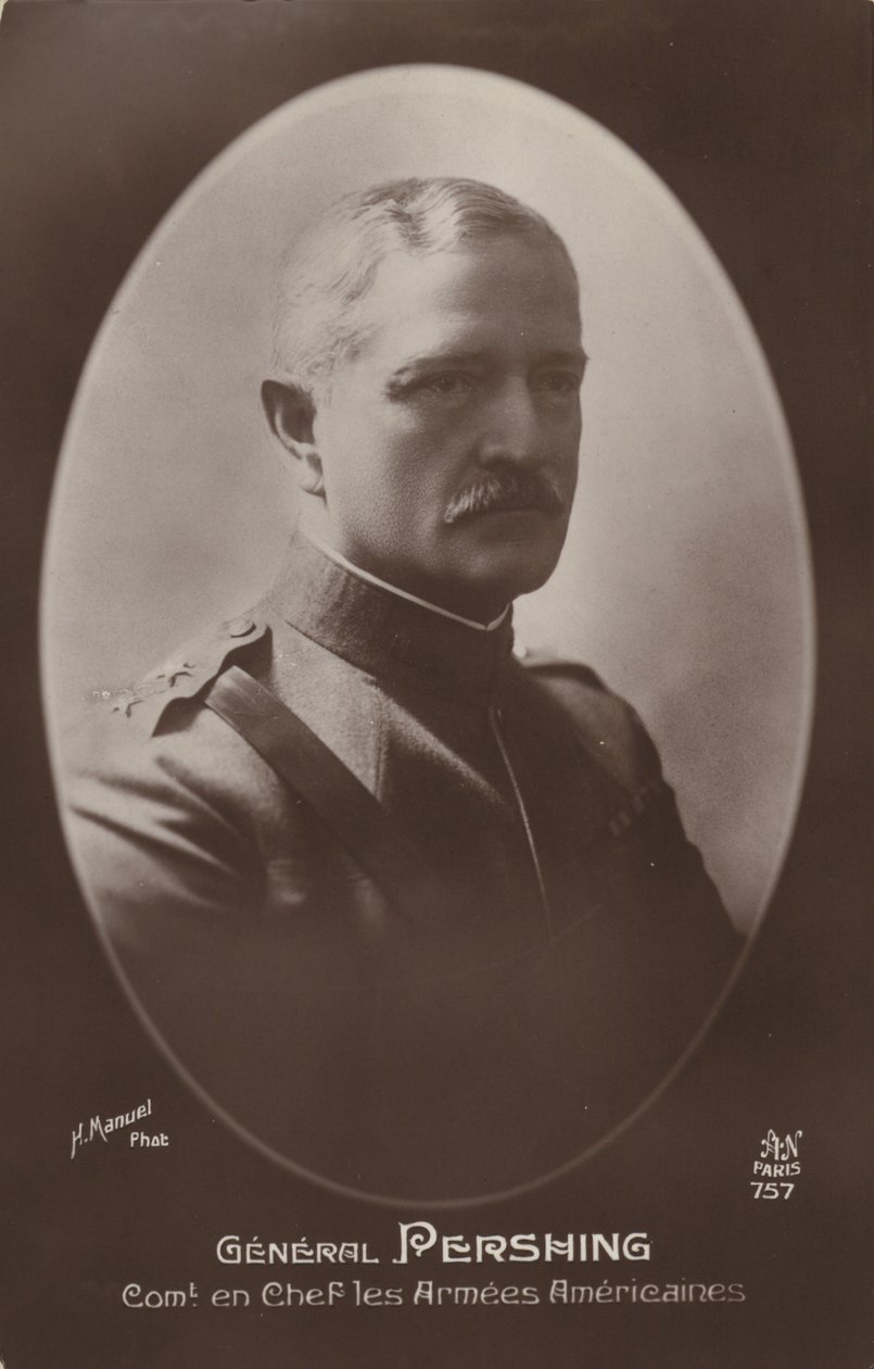 Kenraali John J Pershing (s/w-kuva) tekijältä American Photographer