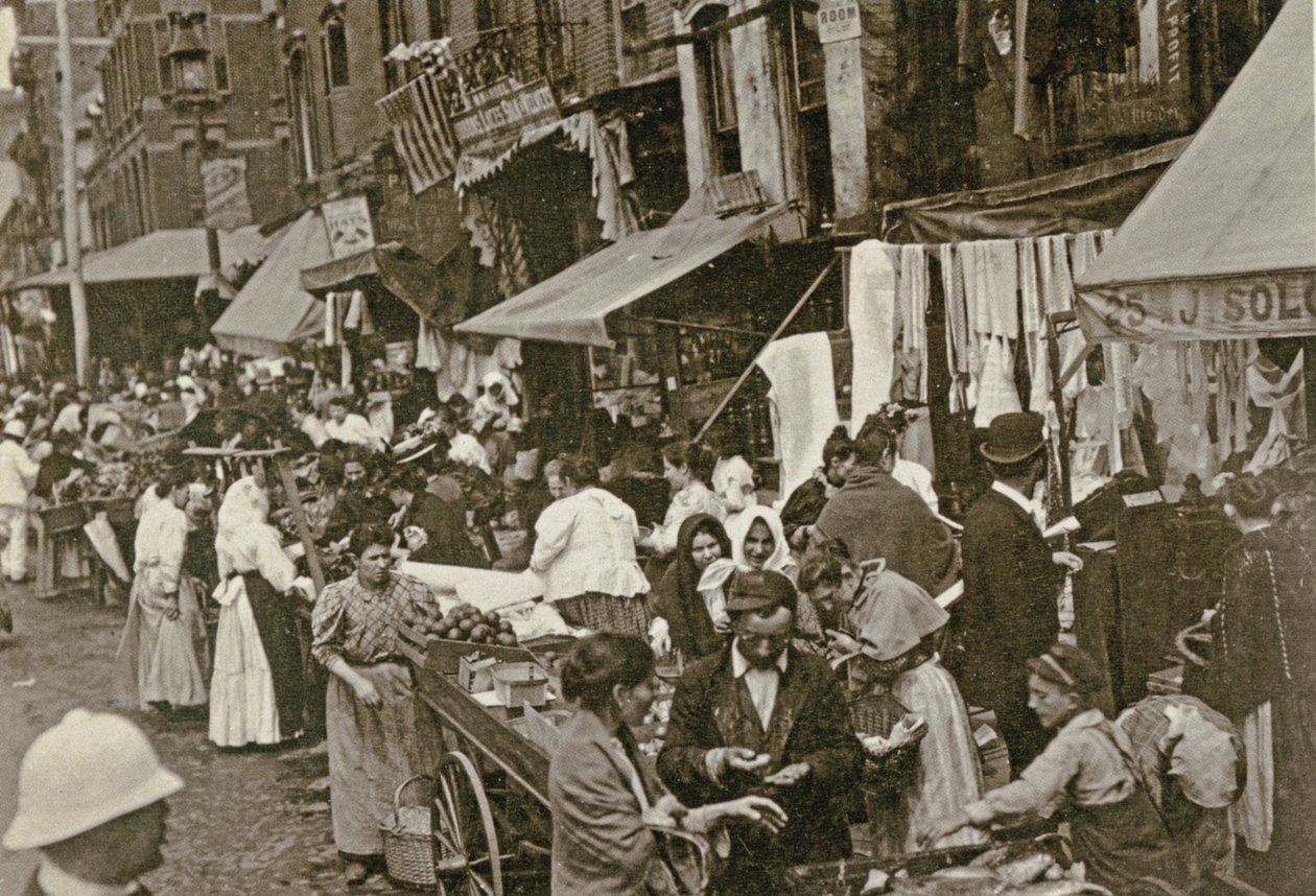 Hester Street, New York City, 1898 tekijältä American Photographer