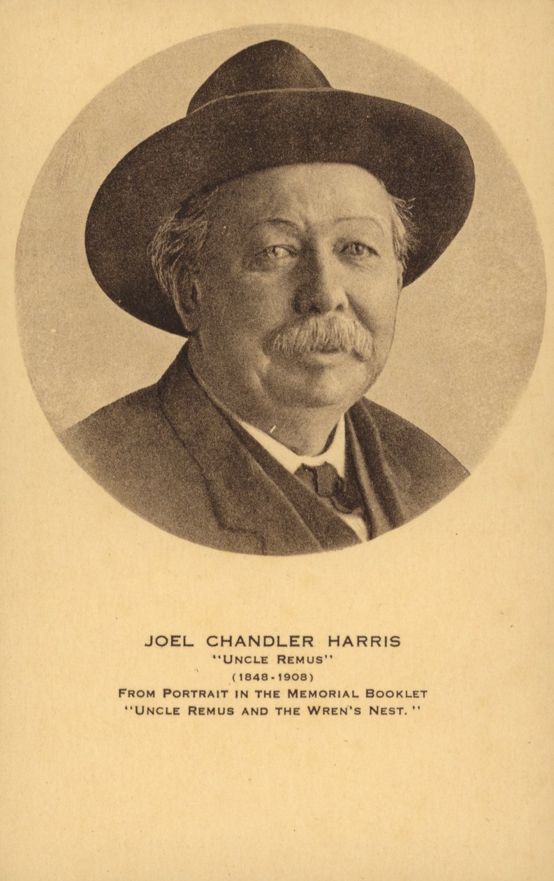 Joel Chandler Harris (1848-1908), yhdysvaltalainen toimittaja, kirjailija ja folkloristi (s/w-kuva). tekijältä American Photographer