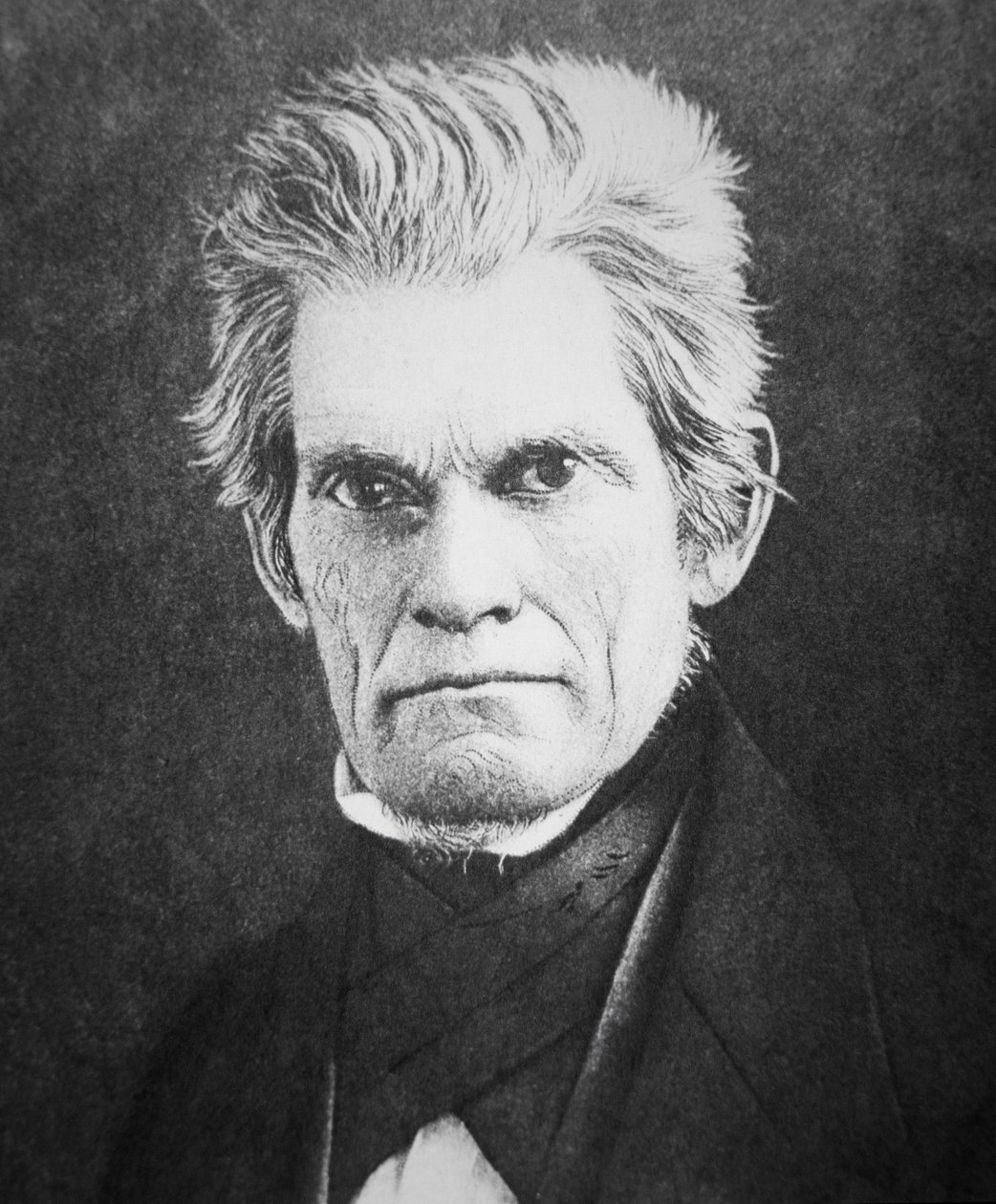 John C. Calhoun (1782-1850) (m/w valokuva) tekijältä American Photographer