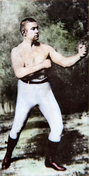 John L. Sullivan (väri litho) tekijältä American Photographer