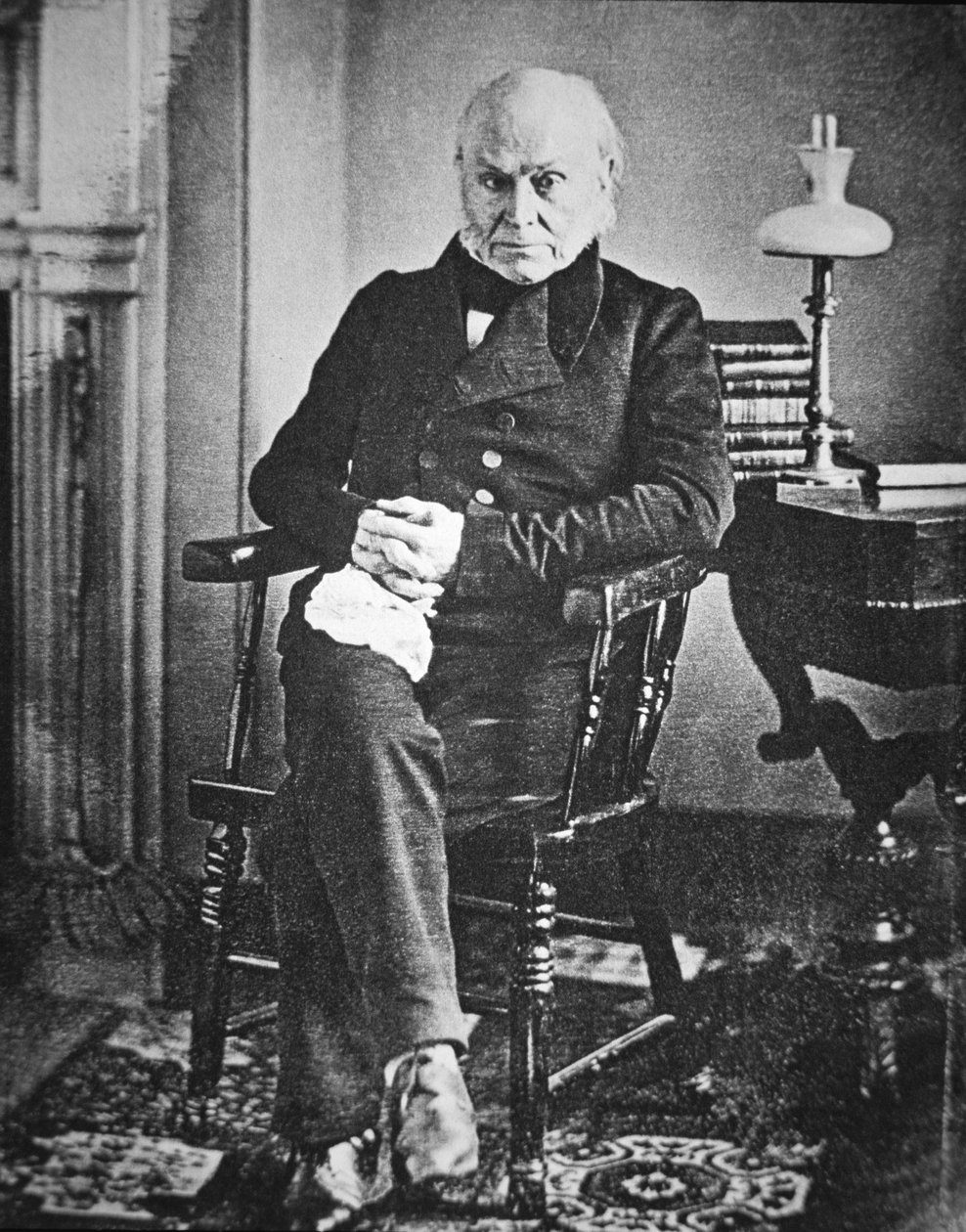 John Quincy Adams (1767-1848) 1847 (dagerrotypia) tekijältä American Photographer