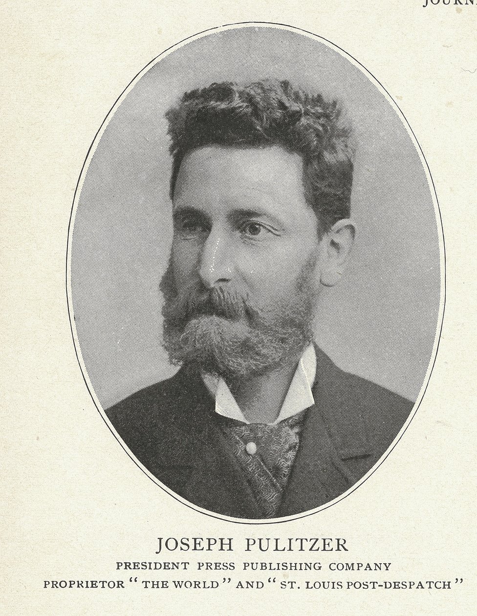 Joseph Pulitzer, kuvitus teoksesta Merkittävät newyorkilaiset 1896-1899 : Kingin New Yorkin käsikirjan täydennysteos tekijältä American Photographer