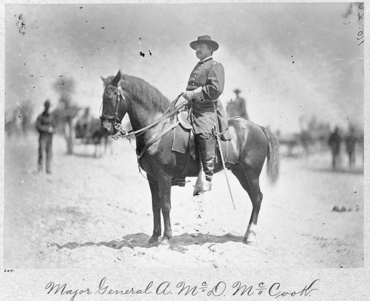 Kenraalimajuri Alexander McDowell McCook, 1864 tekijältä American Photographer