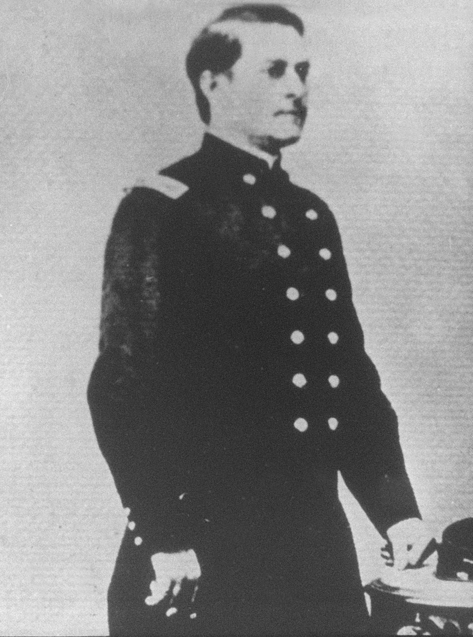 Yhdysvaltain 7. ratsuväen majuri Marcus A. Reno (m/v kuva) tekijältä American Photographer