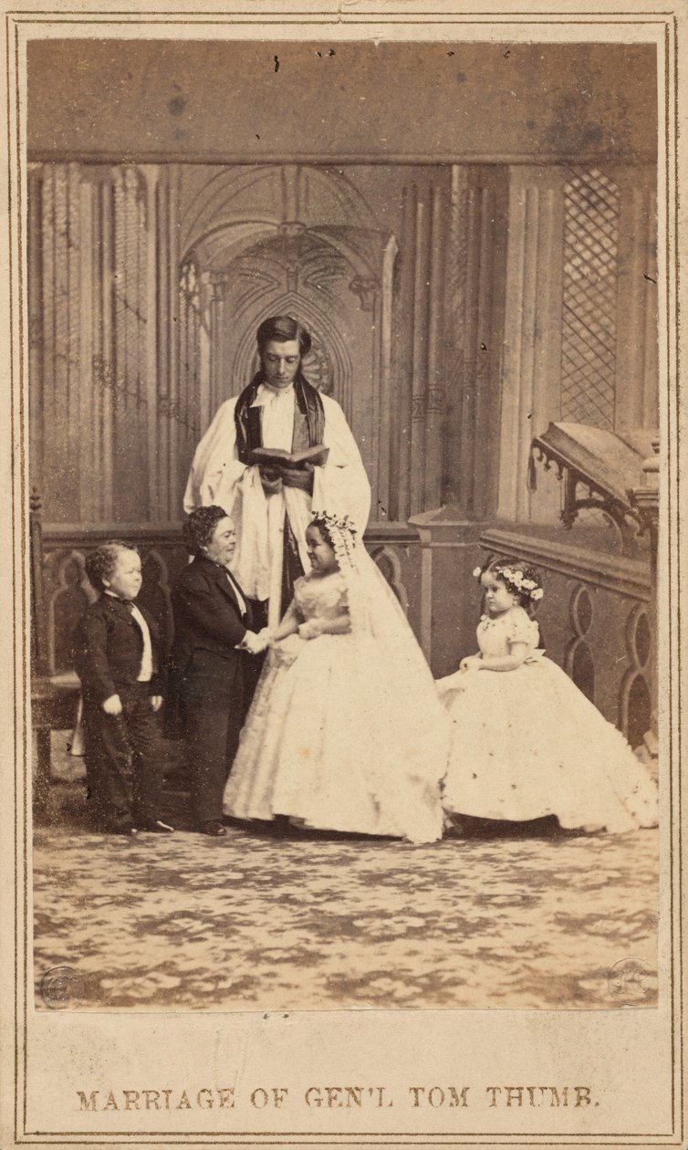 Kenraali Tom Thumbin avioliitto,1863 (kuva) tekijältä American Photographer