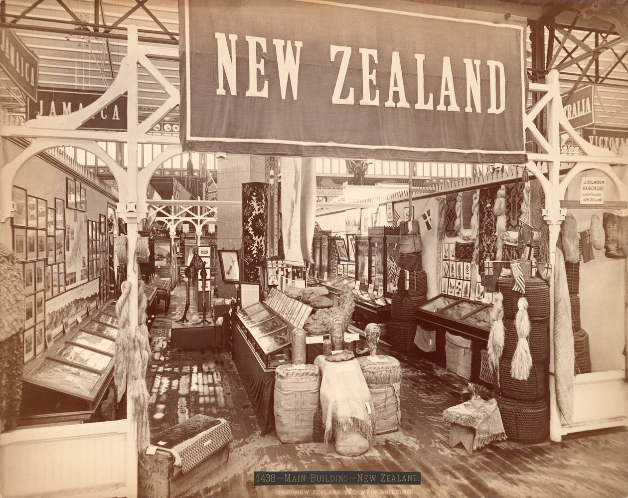 Uusi-Seelanti, satavuotisjuhlanäyttely, 1876 (albumiprintti) tekijältä American Photographer