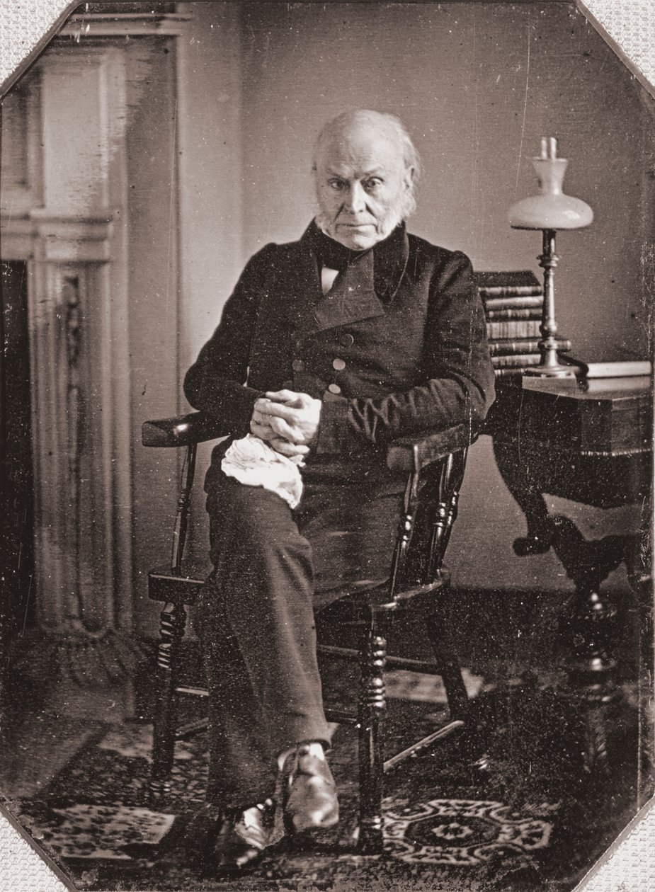 John Quincy Adamsin muotokuva, noin 1840-luku (daguerrotyyppi) tekijältä American Photographer
