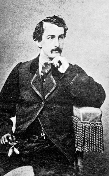 John Wilkes Boothin muotokuva (m/w kuva) tekijältä American Photographer