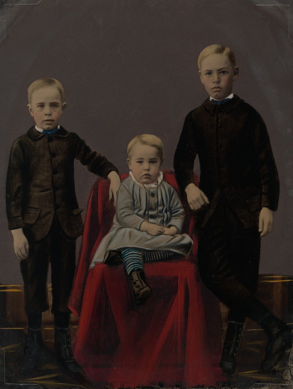 Muotokuva kolmesta pojasta,1860-luku (kuva) tekijältä American Photographer