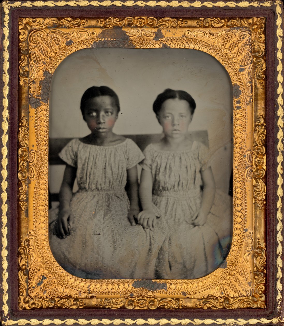 Muotokuva kahdesta tytöstä,c. 1860 (kuva) tekijältä American Photographer