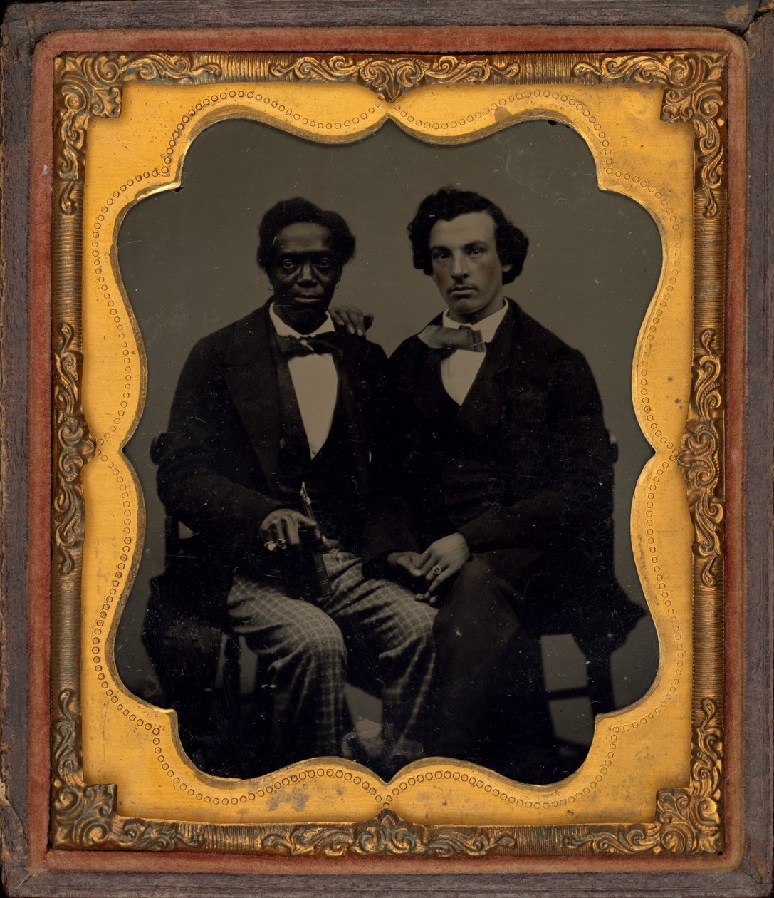 Kahden miehen muotokuva,c. 1860 (kuva) tekijältä American Photographer