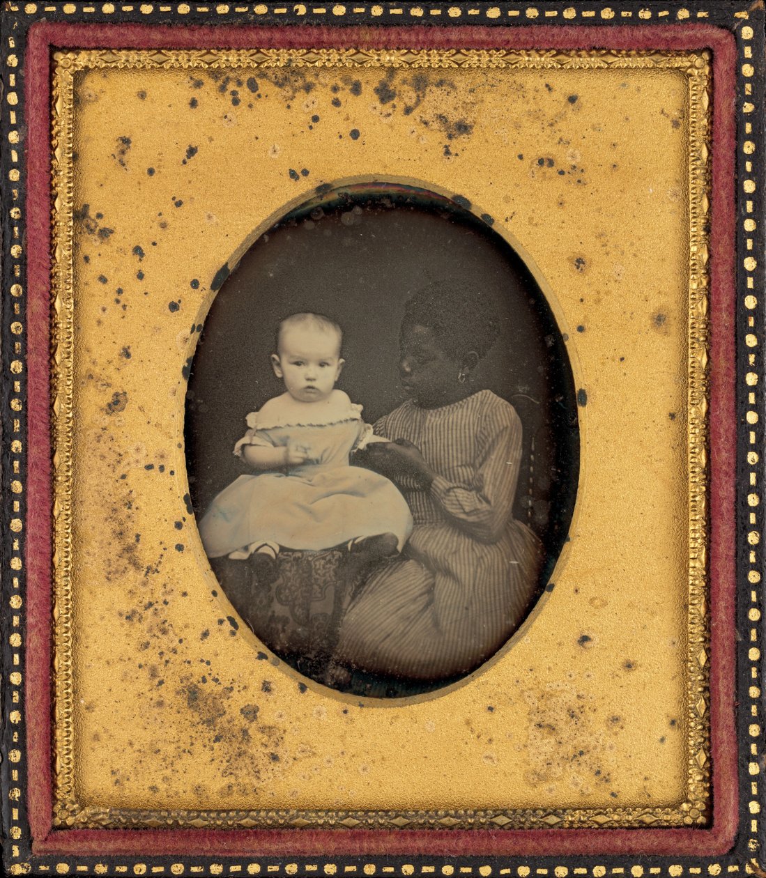 Lapsen ja nuoren naisen muotokuva, n. 1850 (kuva) tekijältä American Photographer