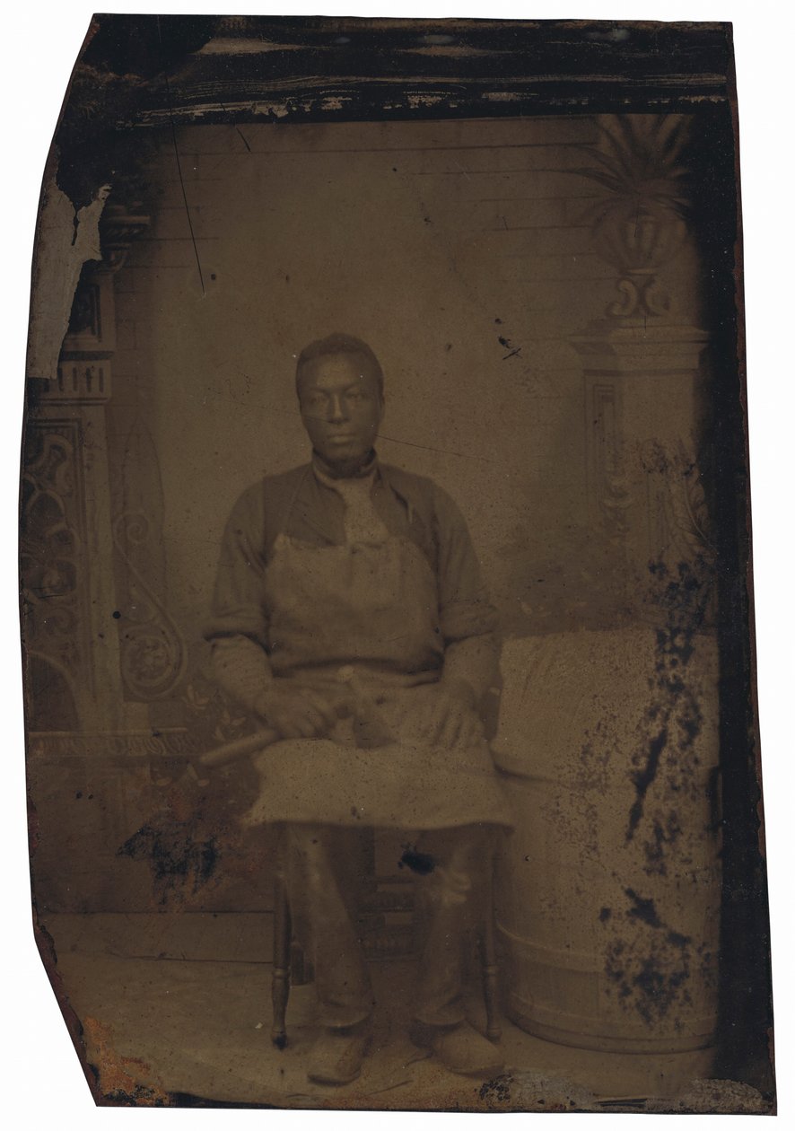 Portrait of a Cooper,c. 1890-luku (kuva) tekijältä American Photographer