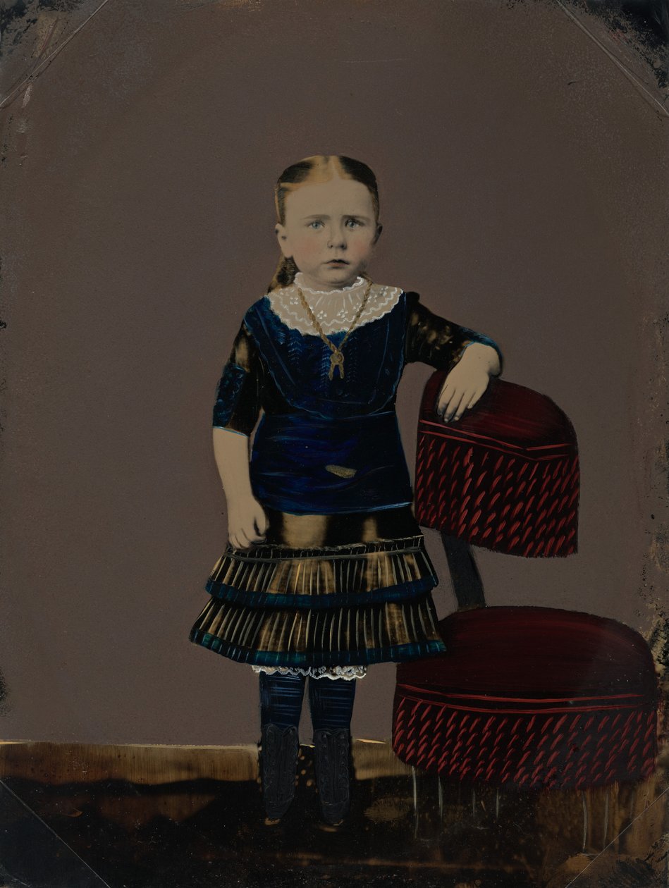 Tytön muotokuva,1860-luku (kuva) tekijältä American Photographer