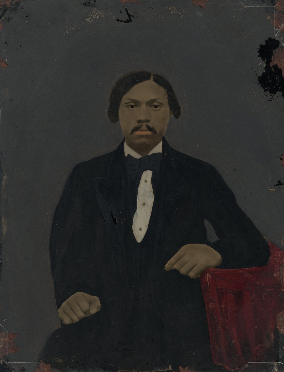 Miehen muotokuva,1860-luku (valokuva) tekijältä American Photographer