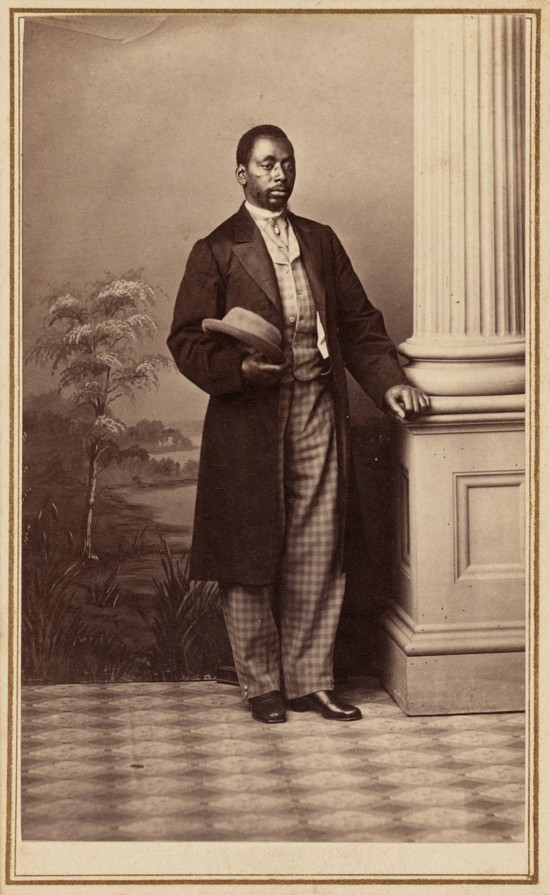 Miehen muotokuva,1860-luku (valokuva) tekijältä American Photographer