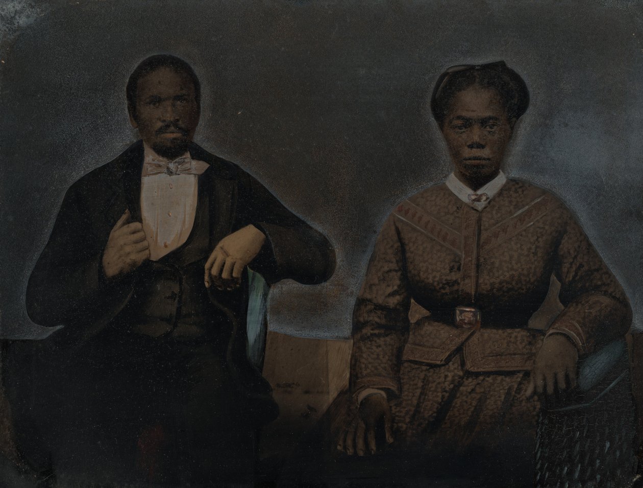 Miehen ja naisen muotokuva,1860-luku (kuva) tekijältä American Photographer