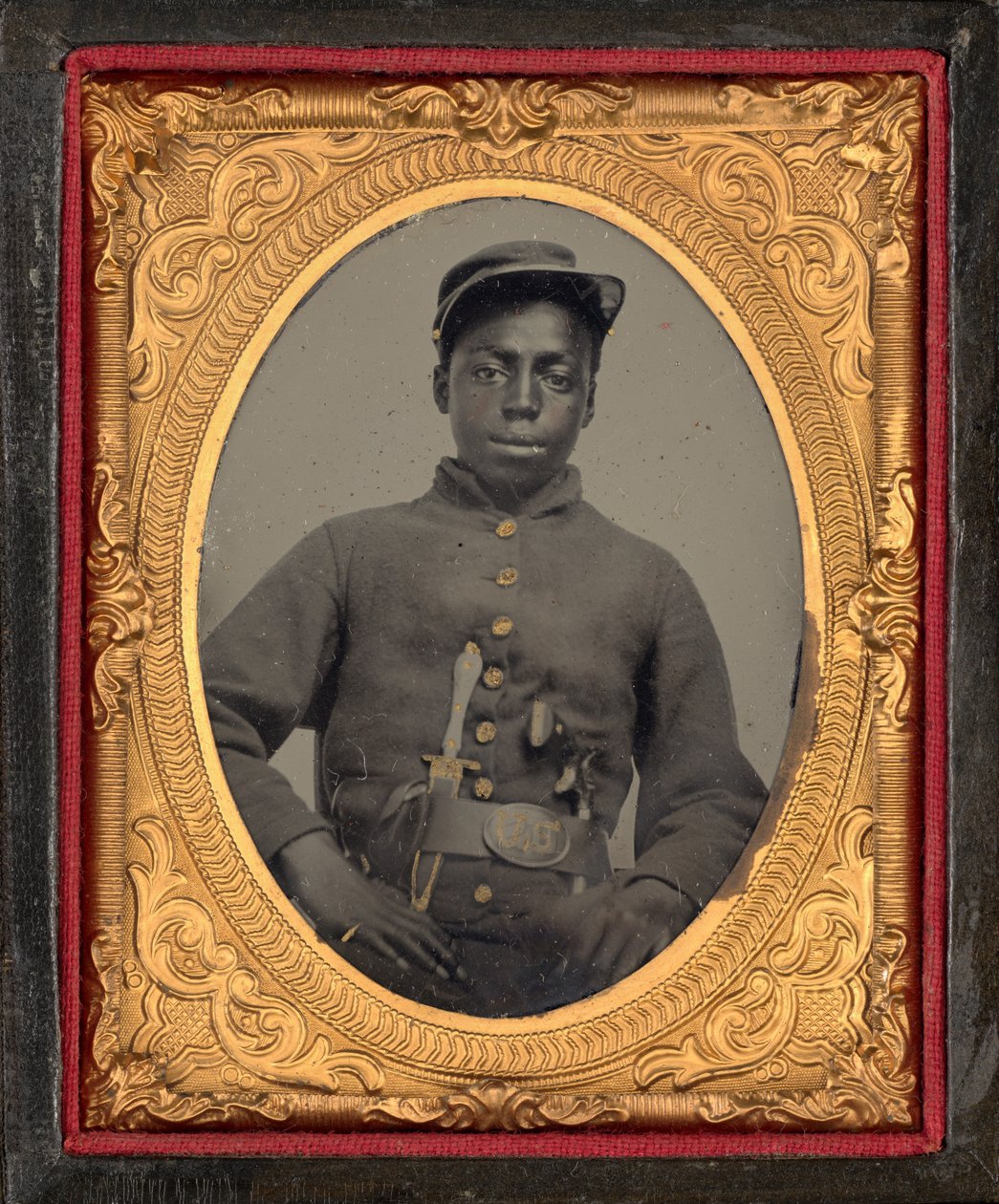 Sotilaan muotokuva,c. 1863 (kuva) tekijältä American Photographer