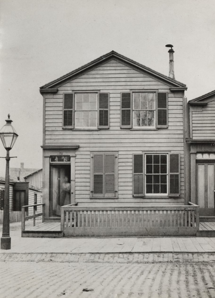 Asuinpaikka osoitteessa 42 Monroe St., Chicago, 1869 tekijältä American Photographer