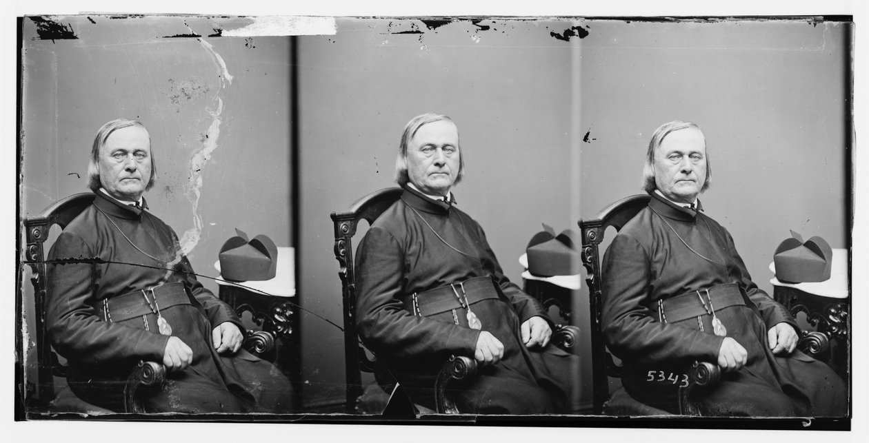Pastori Isä Pierre Jean De Smet, katolinen lähetyssaarnaaja Intian alueella tekijältä American Photographer