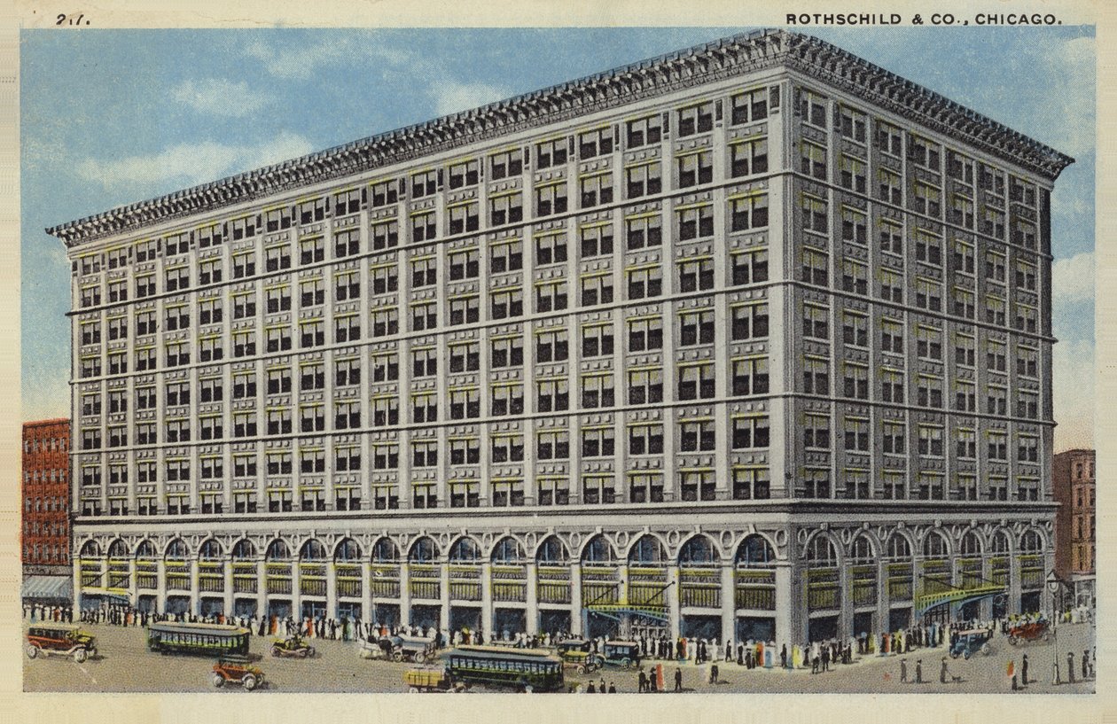 Rothschild  Co:n myymälä, Chicago, Illinois, Yhdysvallat (värillinen kuva). tekijältä American Photographer